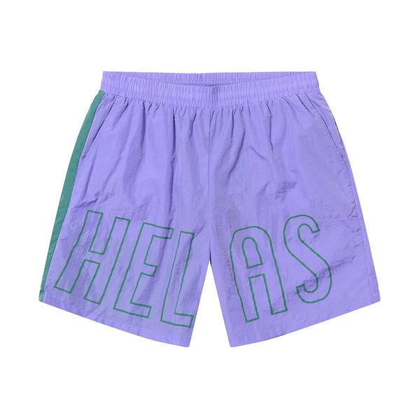 Helas Negative Swim Short - Purple / Green - Streetart.fr